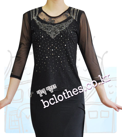 스포츠댄스복 티셔츠