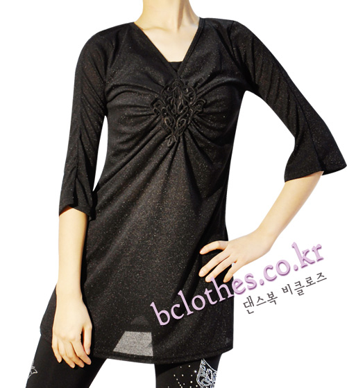 댄스복 비클로즈 댄스복 롱티셔츠 평상복 롱티셔츠